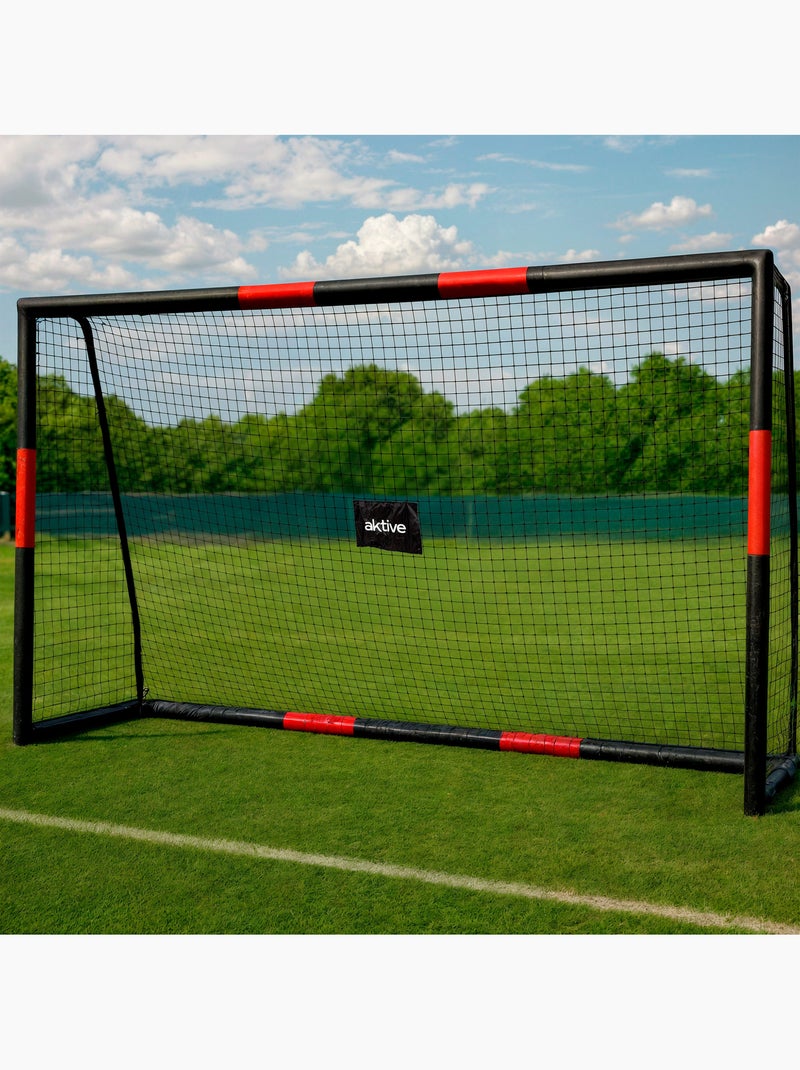 Aktive but de football 300x120x200 cm structure avec protection, filet et piquets N/A - Kiabi