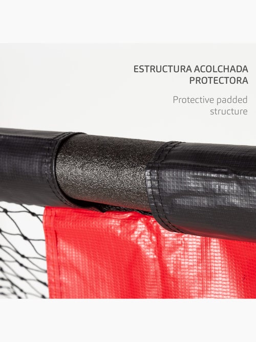 Aktive but de football 300x120x200 cm structure avec protection, filet et piquets - Kiabi Aktive but de football 300x120x200 cm structure avec protection, filet et piquets - Kiabi