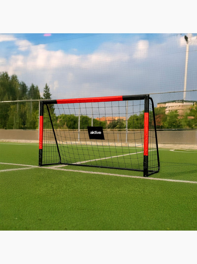 Aktive but de football en acier 180x60x120 cm avec filet robuste et 6 piquets N/A - Kiabi
