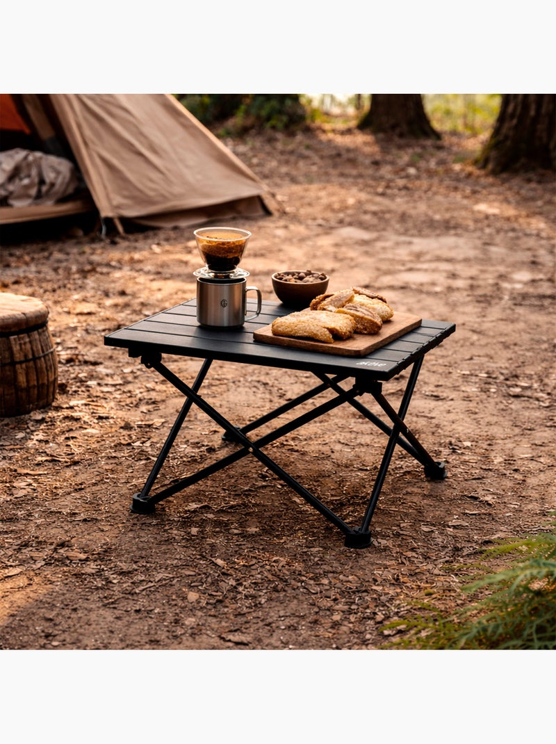 Aktive camping table de camping pliante avec mécanisme anti-basculement 43x40x31 cm Gris - Kiabi