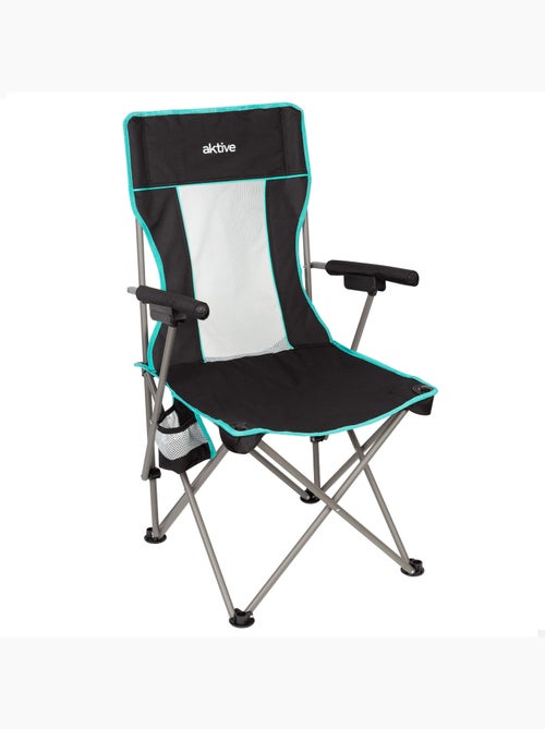 Aktive chaise de camping pliante 48x48x102 cm avec dossier en filet - Kiabi Aktive chaise de camping pliante 48x48x102 cm avec dossier en filet - Kiabi