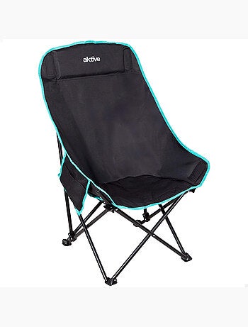 Aktive chaise de camping pliante 55 x 45 x 90 cm avec sac de transport