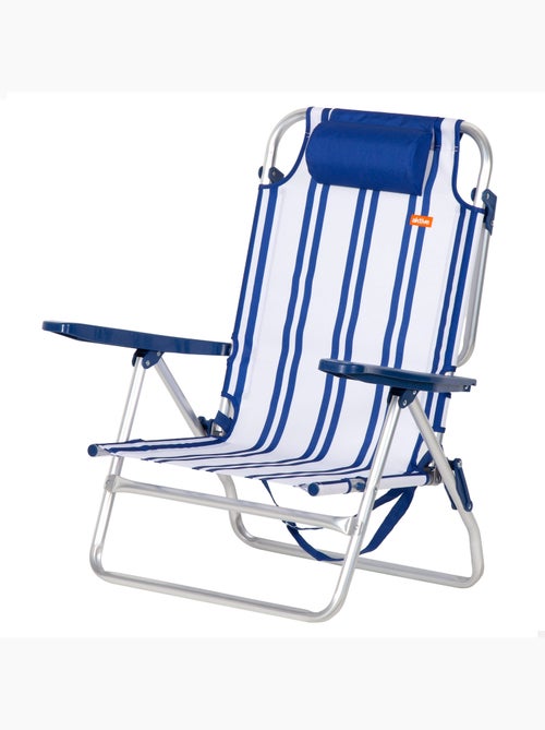 Aktive chaise de plage basse multiposition 48x45x83 cm - Kiabi