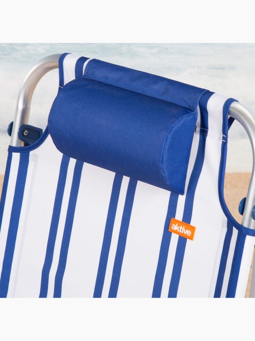 Aktive chaise de plage basse multiposition 48x45x83 cm - Kiabi
