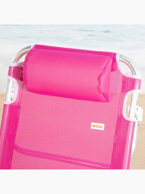Aktive chaise de plage basse multiposition 48x46x84 cm - Kiabi