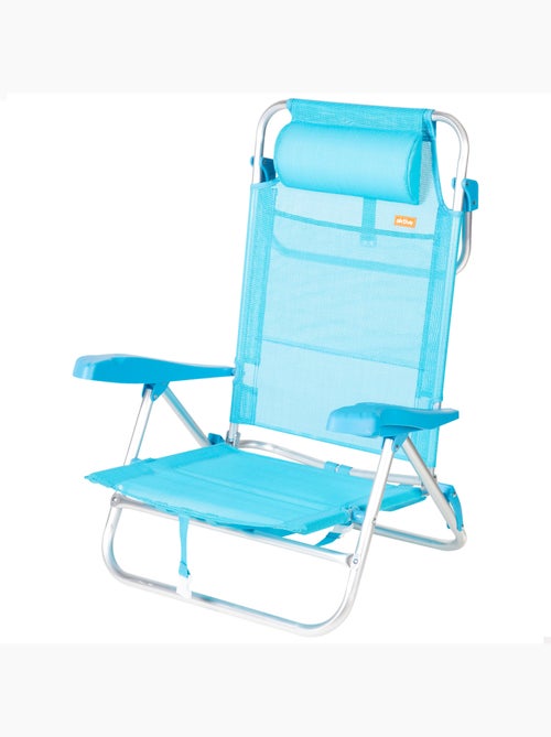 Aktive chaise de plage basse multipositions 47x49x82 cm - Kiabi