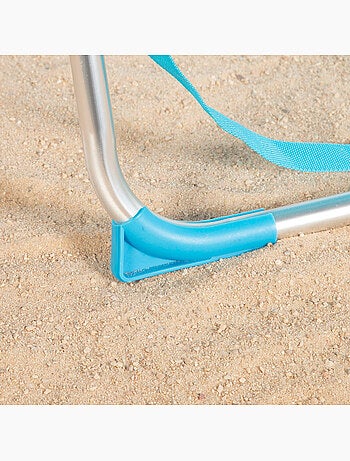 Aktive chaise de plage pliante 44x40x72 cme avec poignée