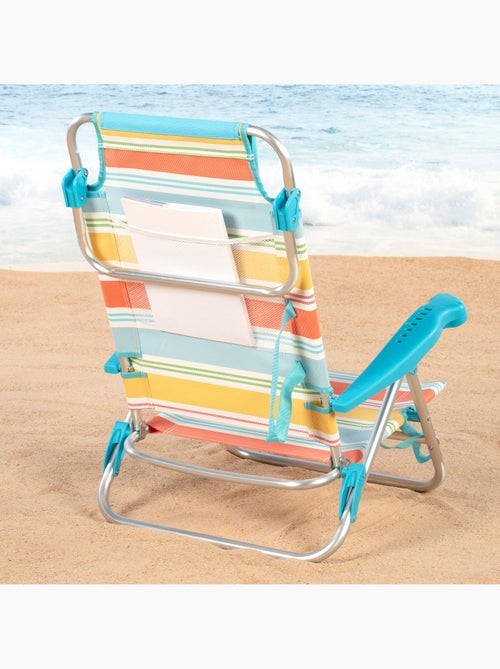 Aktive chaise de plage pliante 8 positions 50x48x80 cm - Kiabi