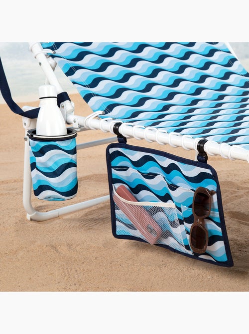 Aktive chaise longue de plage multi-positions 200x70x88 cm - Kiabi