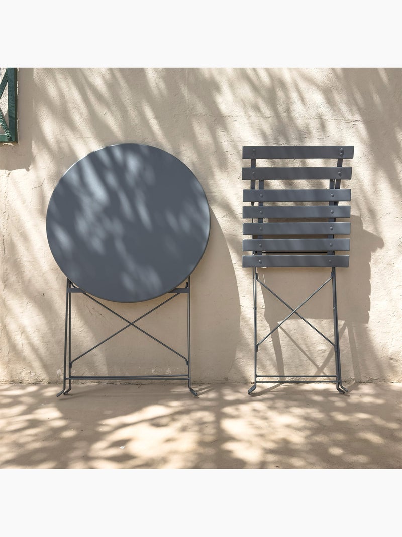 Aktive ensemble de mobilier de jardin 60x70 cm Gris - Kiabi
