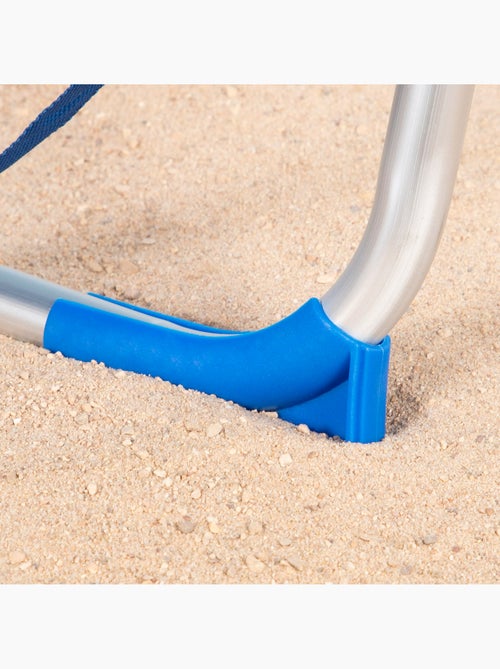Aktive hoge opklapbare strandstoel met strepen en schouderriem - Kiabi Aktive hoge opklapbare strandstoel met strepen en schouderriem - Kiabi