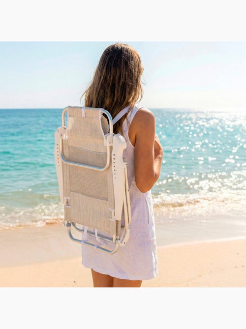 Aktive ibiza lage strandstoel met multifunctionele verstelmogelijkheden 47x49x82 cm - Kiabi Aktive ibiza lage strandstoel met multifunctionele verstelmogelijkheden 47x49x82 cm - Kiabi
