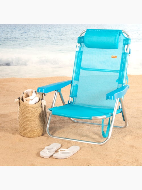 Aktive lage strandstoel met meerdere posities 48x46x84 cm - Kiabi Aktive lage strandstoel met meerdere posities 48x46x84 cm - Kiabi