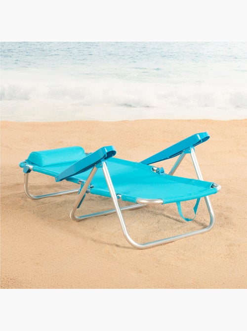 Aktive lage strandstoel met meerdere posities 48x46x84 cm - Kiabi Aktive lage strandstoel met meerdere posities 48x46x84 cm - Kiabi