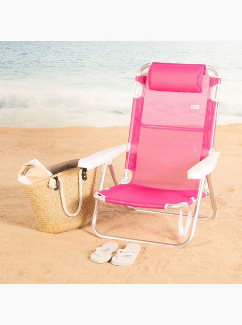 Aktive lage strandstoel met meerdere posities 48x46x84 cm - Kiabi Aktive lage strandstoel met meerdere posities 48x46x84 cm - Kiabi