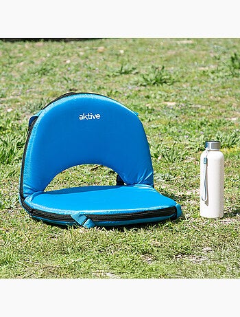 Aktive lot de 2 sièges pliants 64x24x5,5 cm avec dossier réglable