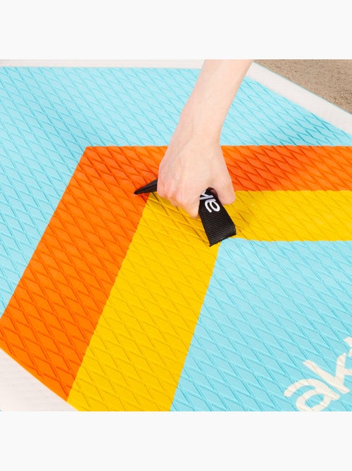 Aktive opblaasbaar paddleboard voor beginners met rugzak, pomp en peddel - Kiabi Aktive opblaasbaar paddleboard voor beginners met rugzak, pomp en peddel - Kiabi