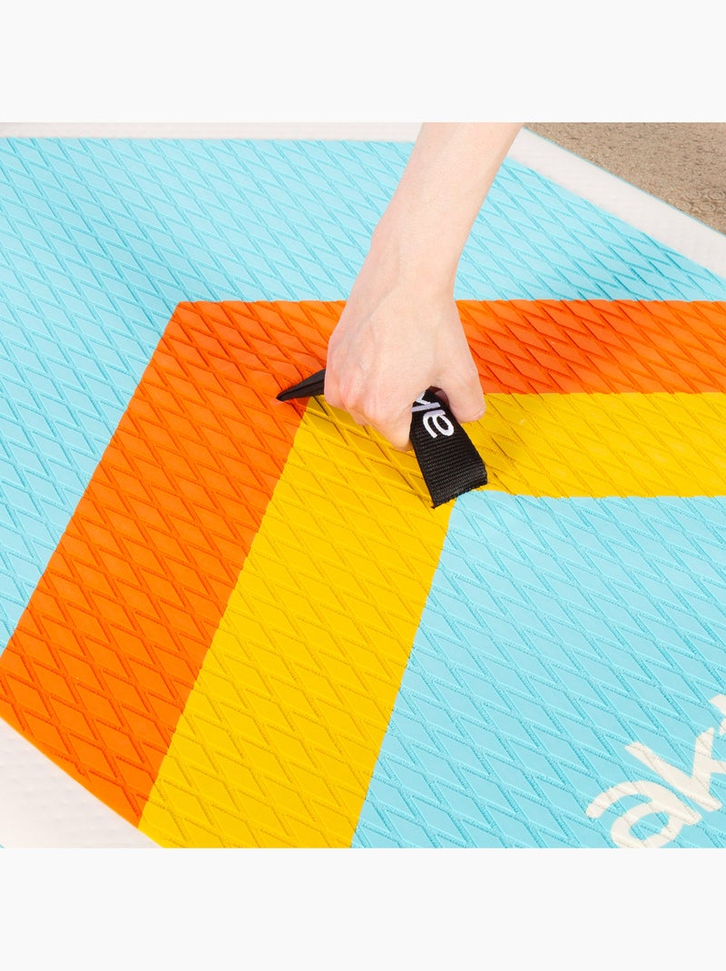 Aktive opblaasbaar paddleboard voor beginners met rugzak, pomp en peddel N.v.t. - Kiabi