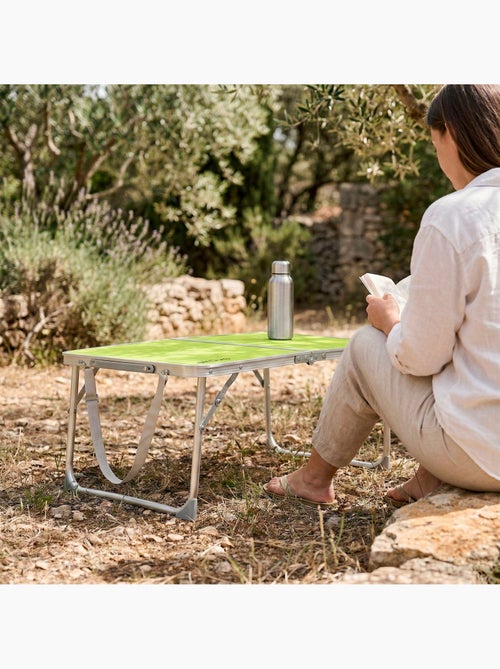 Aktive opklapbare campingtafel met handvat 60x40x25 cm - Kiabi