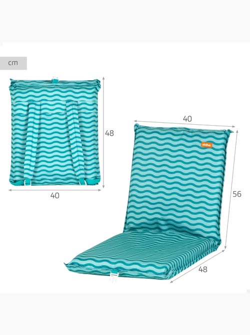 Aktive opklapbare strandstoel 40x48x56 cm - Kiabi Aktive opklapbare strandstoel 40x48x56 cm - Kiabi