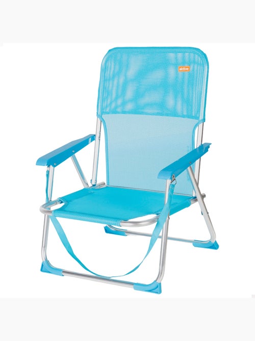 Aktive opklapbare strandstoel 44x40x72 cm blauw met handvat - Kiabi Aktive opklapbare strandstoel 44x40x72 cm blauw met handvat - Kiabi