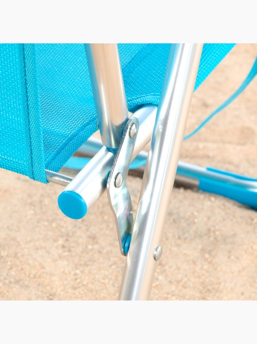 Aktive opklapbare strandstoel 44x40x72 cm blauw met handvat - Kiabi Aktive opklapbare strandstoel 44x40x72 cm blauw met handvat - Kiabi