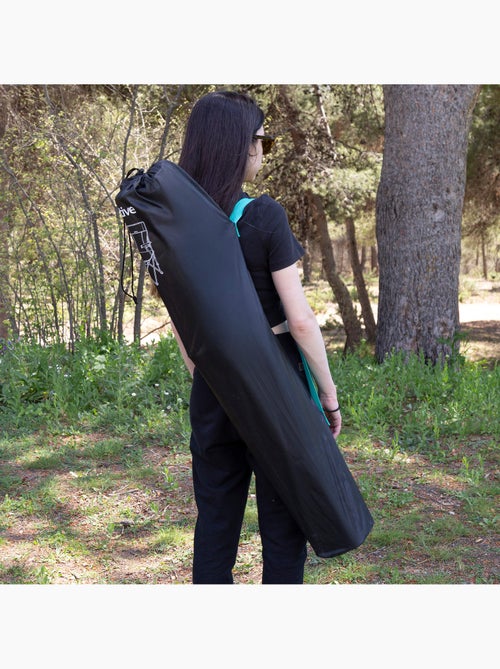 Aktive opvouwbare campingstoel 48x48x102 cm zwart met rugleuning van gaas - Kiabi Aktive opvouwbare campingstoel 48x48x102 cm zwart met rugleuning van gaas - Kiabi