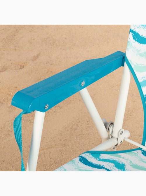 Aktive pack 2 chaises de plage pliantes basses 45x40x70 cm - Kiabi