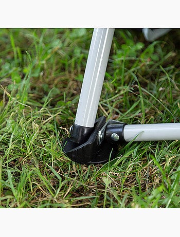 Aktive pack 4 chaises pliantes de camping 50x51x67 cms avec sous-verres