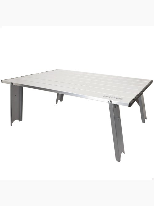 Aktive petite table de camping pliante ultralégère en aluminium 55x41x20 cm - Kiabi