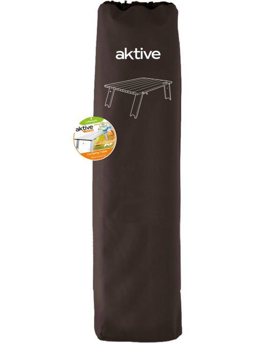 Aktive petite table de camping pliante ultralégère en aluminium 55x41x20 cm - Kiabi