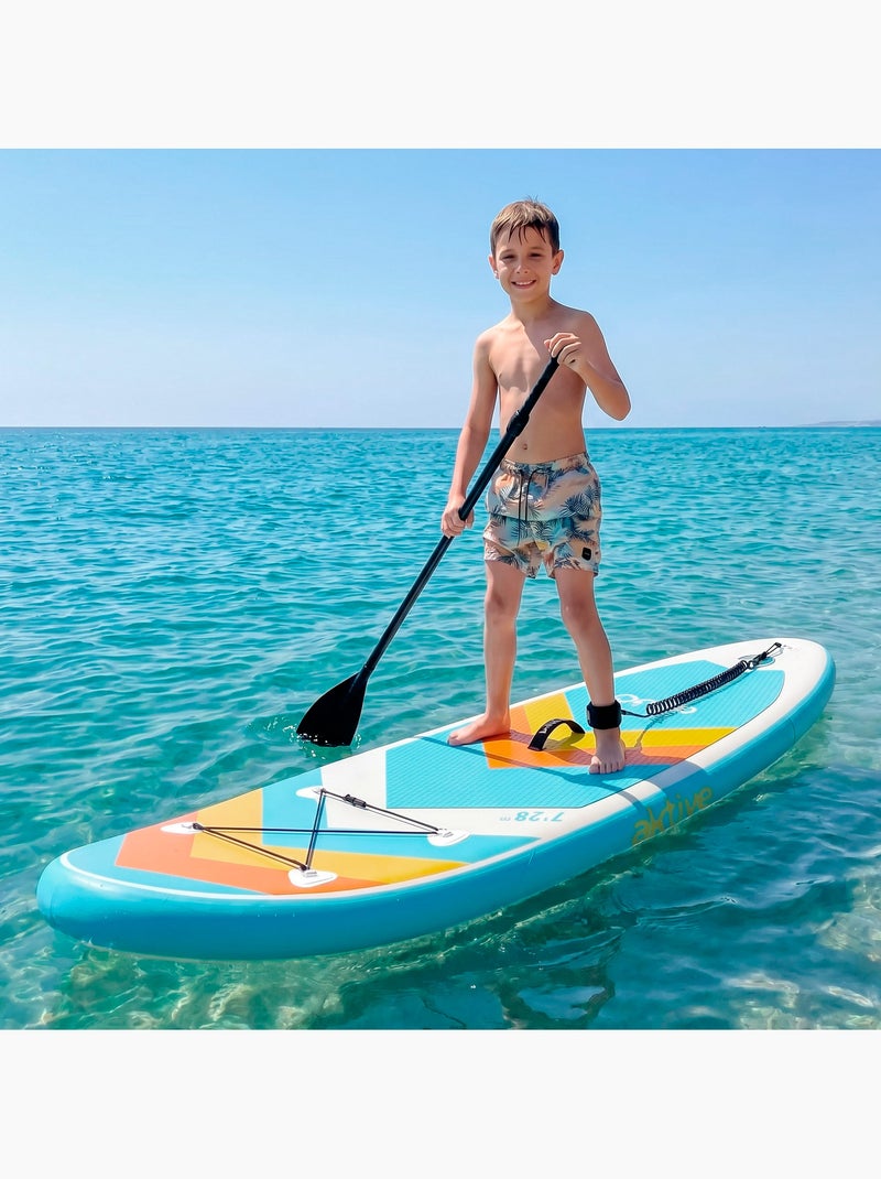 Aktive planche de paddle gonflable pour débutant avec sac à dos, pompe et pagaie N/A - Kiabi