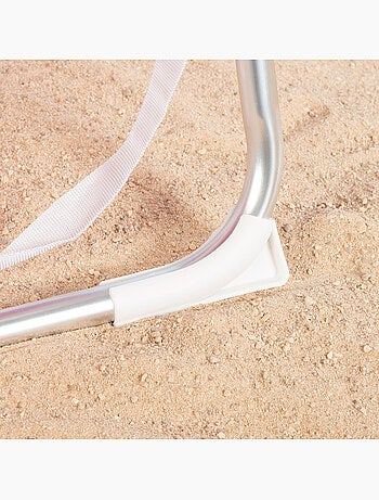 Aktive set 2 chaises de plage pliantes 44x40x72 cm avec poignée