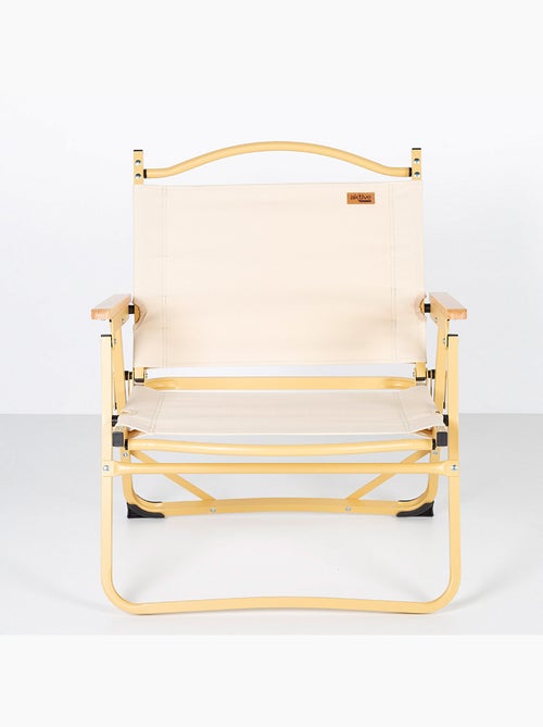Aktive set van 2 glampingstoelen 47x42x62 cm crème met zakje - Kiabi Aktive set van 2 glampingstoelen 47x42x62 cm crème met zakje - Kiabi