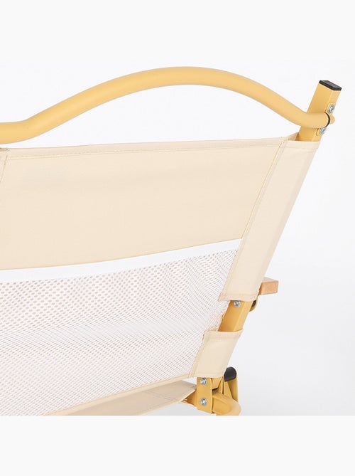 Aktive set van 2 glampingstoelen 47x42x62 cm crème met zakje - Kiabi Aktive set van 2 glampingstoelen 47x42x62 cm crème met zakje - Kiabi