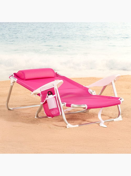 Aktive set van 2 lage, opvouwbare strandstoelen met meerdere posities 51x45x76 cm - Kiabi Aktive set van 2 lage, opvouwbare strandstoelen met meerdere posities 51x45x76 cm - Kiabi
