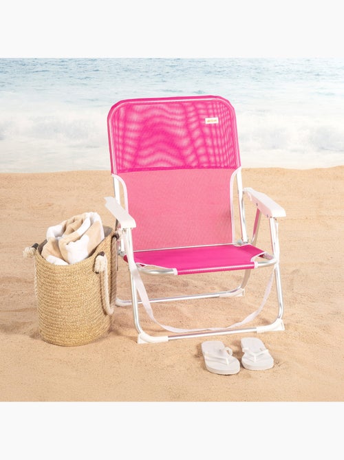 Aktive set van 2 opklapbare strandstoelen 44x40x72 cm met handvat - Kiabi Aktive set van 2 opklapbare strandstoelen 44x40x72 cm met handvat - Kiabi
