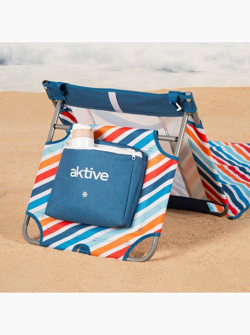 Aktive strandmat met verstelbare rugleuning en koelbox - Kiabi Aktive strandmat met verstelbare rugleuning en koelbox - Kiabi