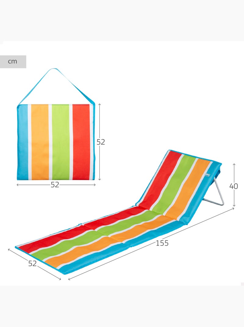 Aktive strandmat met verstelbare rugleuning Multicolor - Kiabi