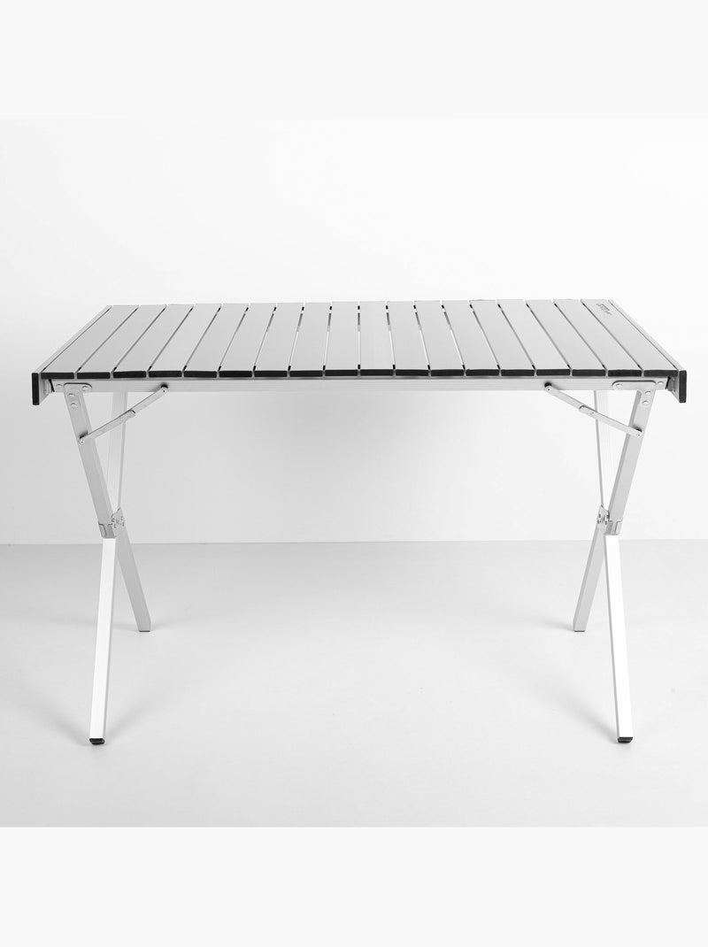 Aktive table de camping pliante en aluminium antidérapante et amovible Gris - Kiabi