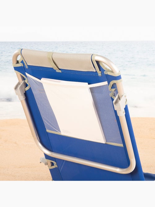 Aktive verstelbare opvouwbare strandstoel 50x50x88 cm kussen en handvat - Kiabi Aktive verstelbare opvouwbare strandstoel 50x50x88 cm kussen en handvat - Kiabi