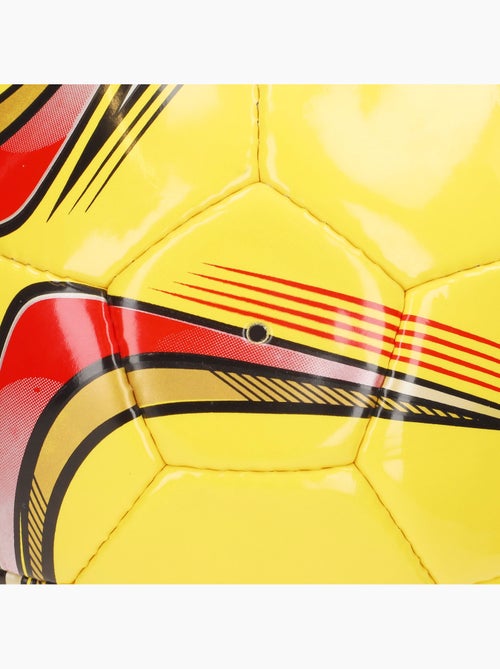 Aktive voetbal van synthetisch leer, maat 5, met verstevigde stiksels - Kiabi