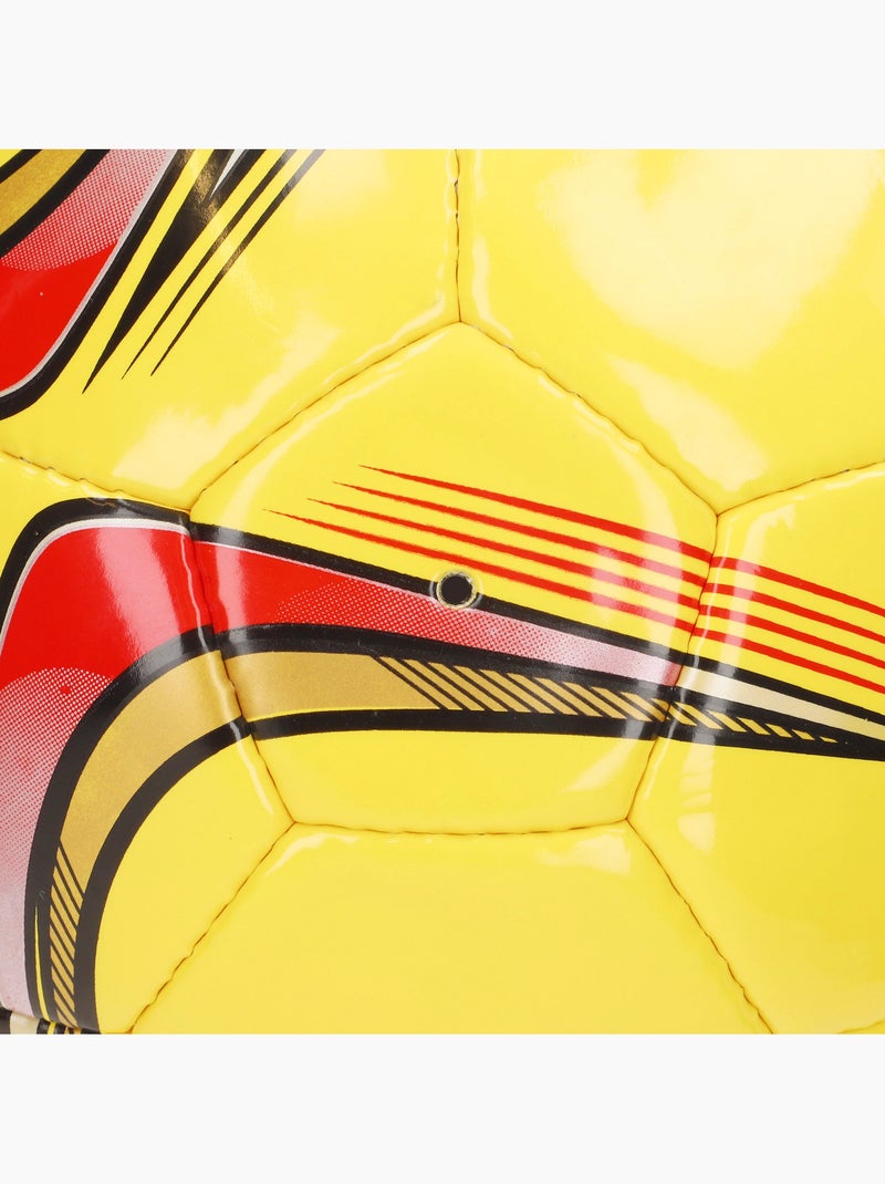 Aktive voetbal van synthetisch leer, maat 5, met verstevigde stiksels N.v.t. - Kiabi