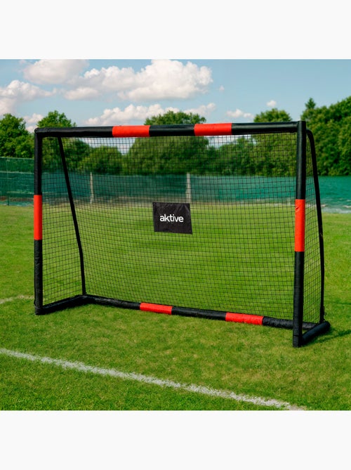 Aktive voetbaldoel 180x60x120 cm frame met bescherming, net en haringen - Kiabi Aktive voetbaldoel 180x60x120 cm frame met bescherming, net en haringen - Kiabi