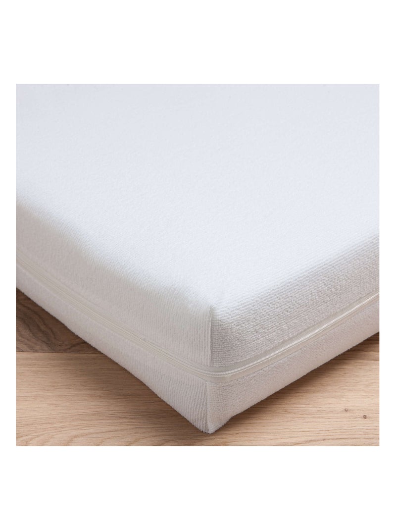 Alèse bébé intégrale zippé en microfibre - Babycalin Blanc - Kiabi