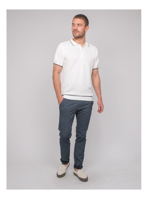 Alfa poloshirt met korte mouwen, puur katoen - Kiabi