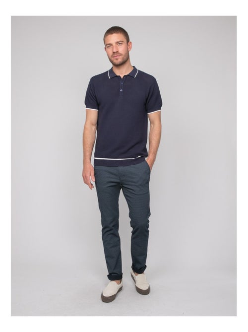Alfa poloshirt met korte mouwen, puur katoen - Kiabi