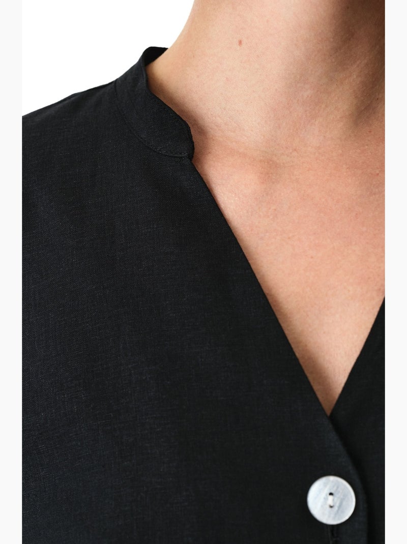 Alice chemise à manches courtes penti Noir - Kiabi