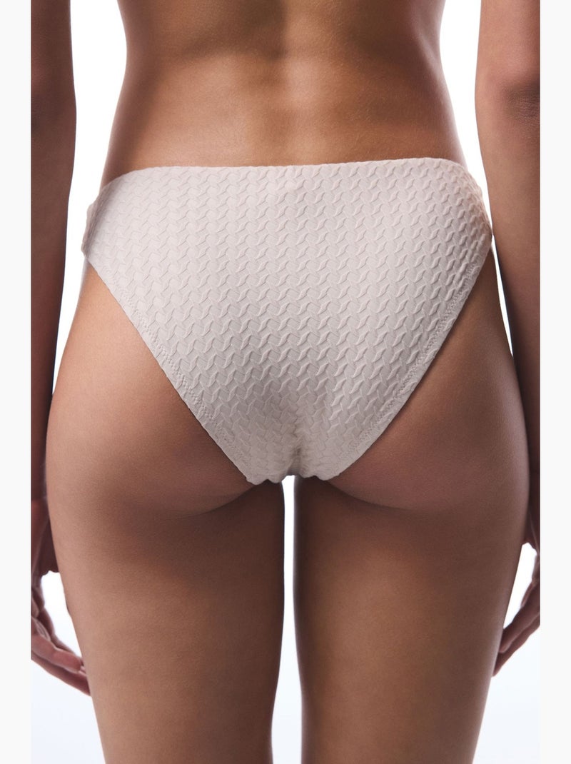Alive high leg bikinibroekje penti Gebroken wit - Kiabi