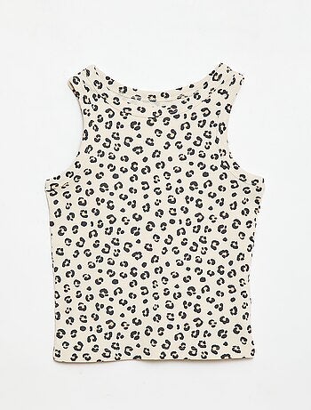 All-over ribtop